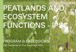 Screenshot Peatland Science Conference.