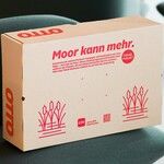 Packaging made from paludiculture biomass.