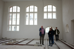 With Professor Hans Joosten in the Peatland Library.