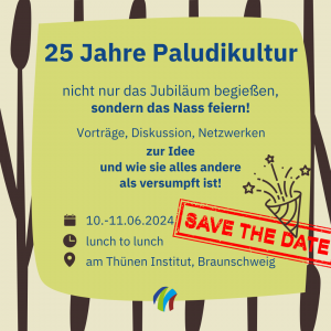 Announcement meeting 25 years of paludiculture.